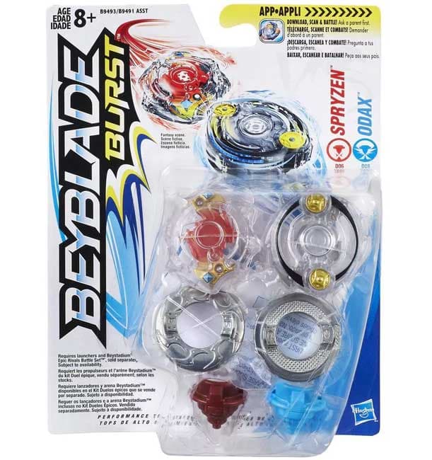 Hasbro BeyBlade Dual Pack Spryzen i Odax B9491