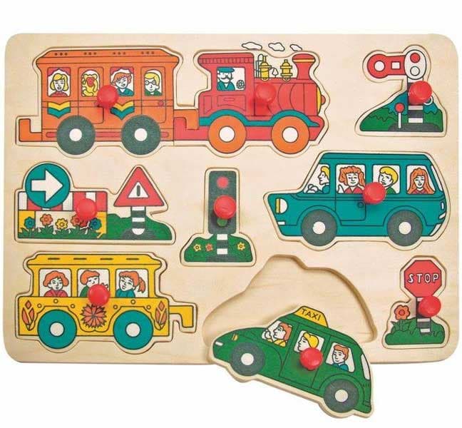 Woodyland Puzle uklapalica Automobili 90066