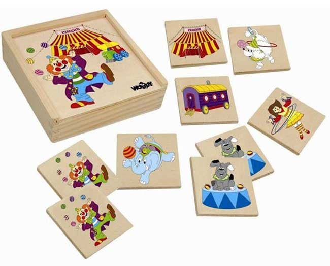 WoodyLand Društvena igra memorije Cirkus 93049