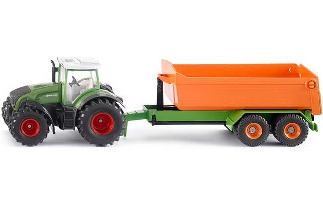 Siku Traktor Fendt sa kiper prikolicom 1989