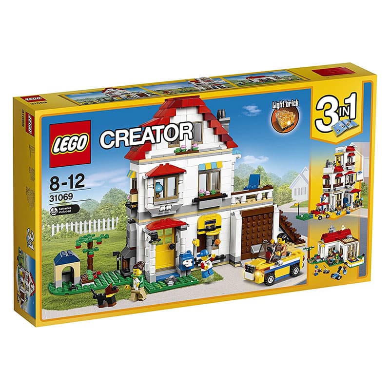 LEGO® Creator kocke 3 in 1 - Modular Family Villa – Porodična vila 728 delova 31069