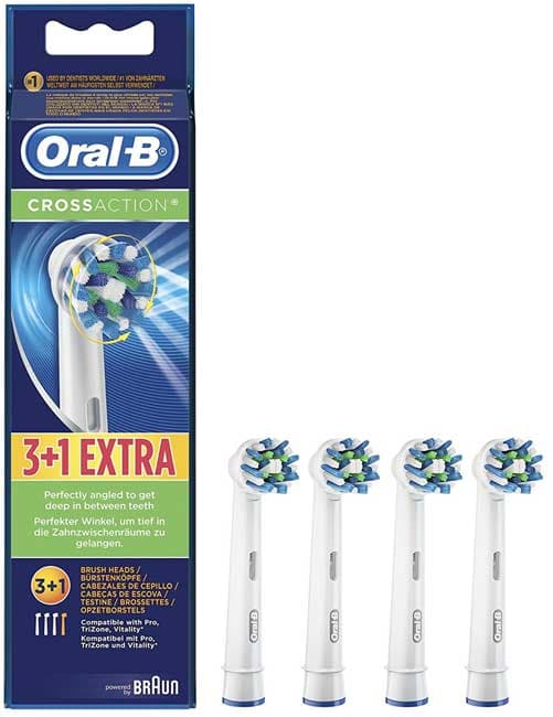 Oral-B rezervni nastavci za električnu četkicu za zube 3+1 Cross Action 500339