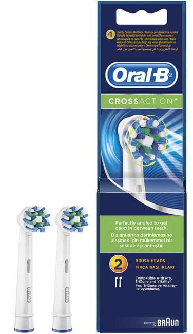 Oral-B rezervni nastavci za električnu četkicu za zube 2kom. Cross Action 500327