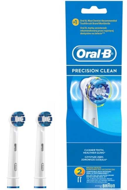 Oral-B rezervni nastavci za električnu četkicu za zube 2kom. Precision Clean 500325