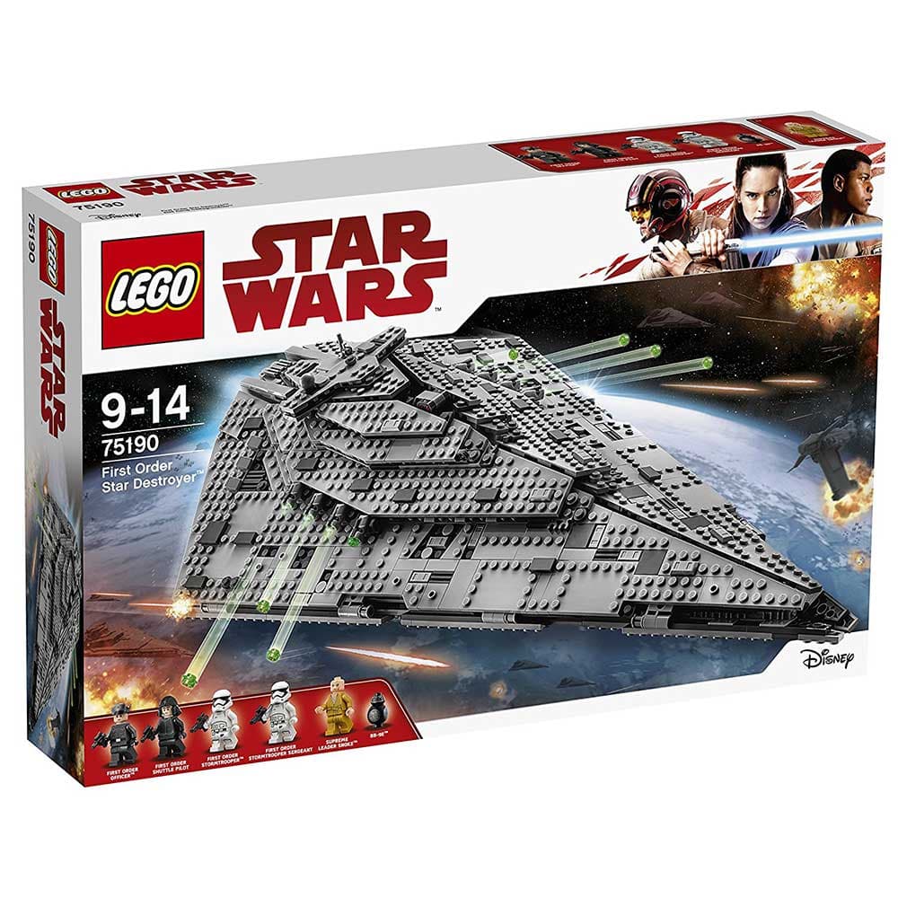 LEGO® STAR WARS™ kocke First Order Star Destroyer - Zvezdani uništitelj Prvog reda 1416 delova 75190