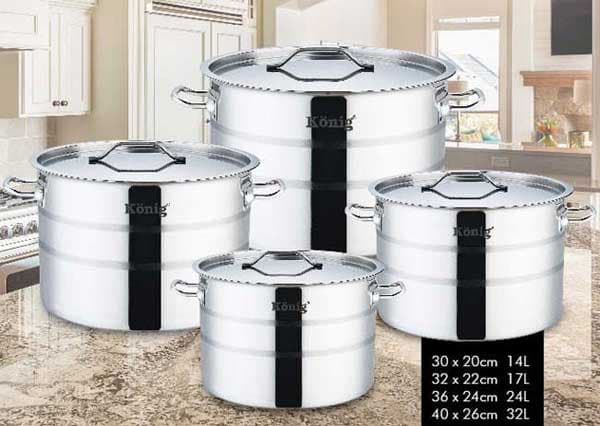 Konig 4 Šerpe Sa Poklopcima KO-4S