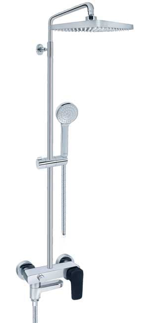 Rosan Baterija za tuš kadu sa usponskim i ručnim tušem 137352B