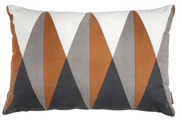 Ukrasni Jastuk Kimi 40x60 siva-konjak