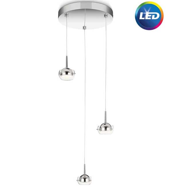 LED Luster Visilica Philips Cypress 53223/11/16 DR012