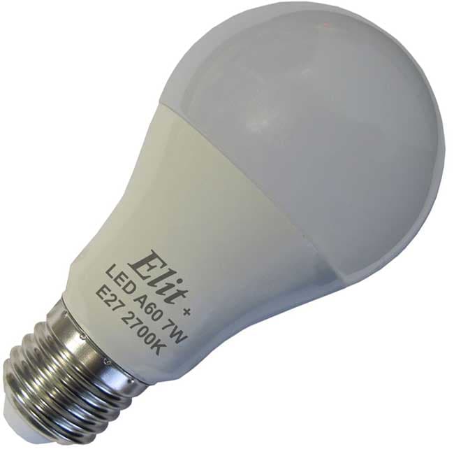 Elit+ LED sijalica 7W 2700K E27 EL 1522