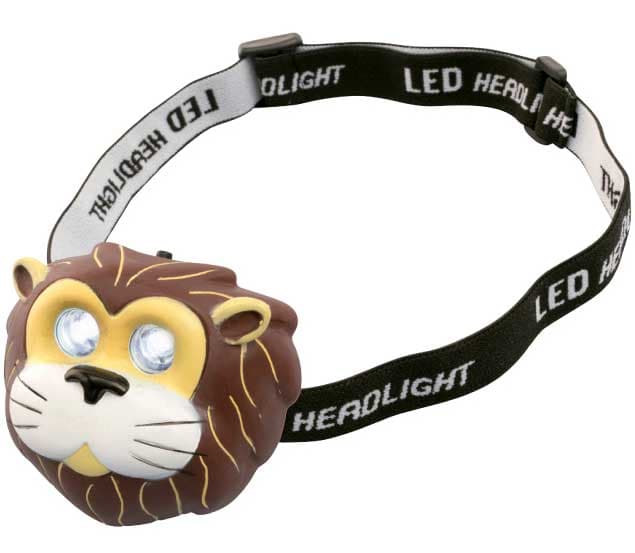 Dečija LED naglavna baterijska lampa sa trakom za glavu Lav HLP2L