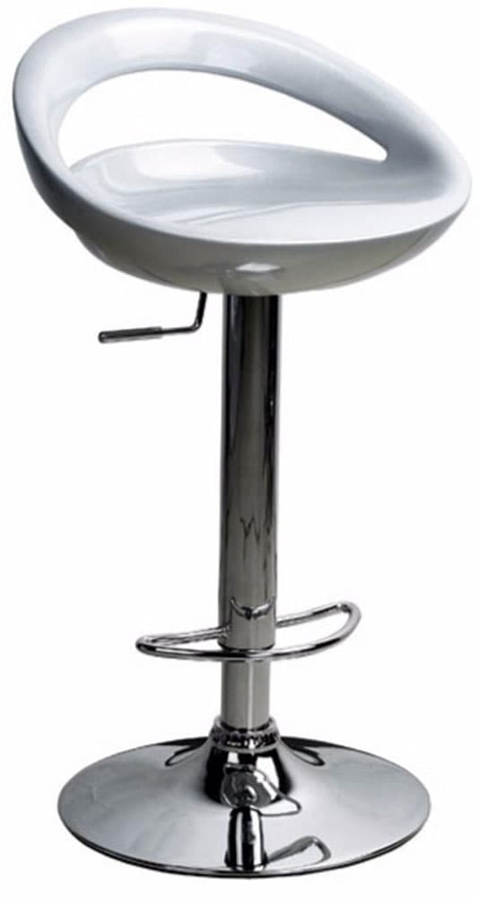 Barska Stolica Metal-Plastika Srebrna