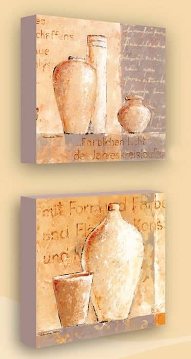 Pottery 18x18 cm x 2