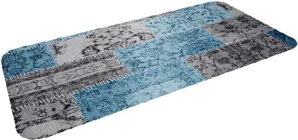 Prostirka za kupatilo Patchwork  60x100 plava