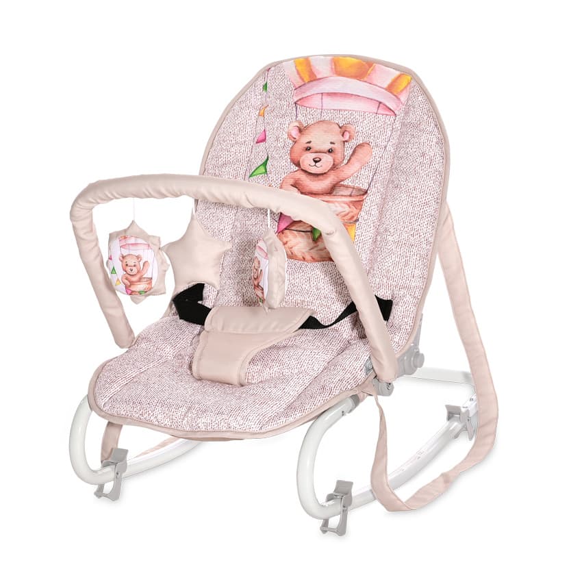 Lorelli Ležaljka za bebe Eliza Beige balloon 10110142374
