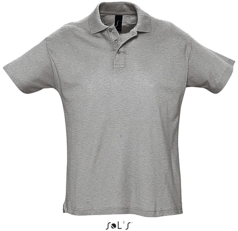 Sols Muška polo majica Summer II Grey Melange veličina M 11342