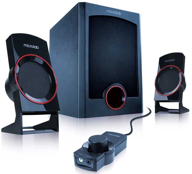 Microlab M111 2.1 zvučnici Black