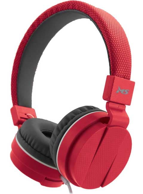 Slušalice sa mikrofonom MS Beat 2 crvene