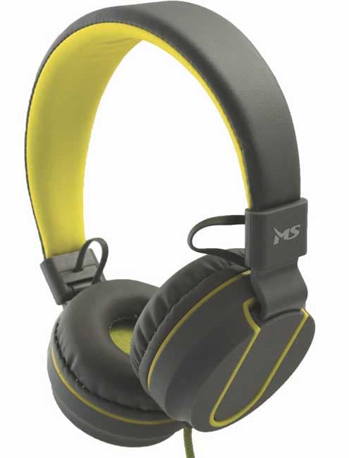 Slušalice sa mikrofonom MS Fever 2 sivo-zelena