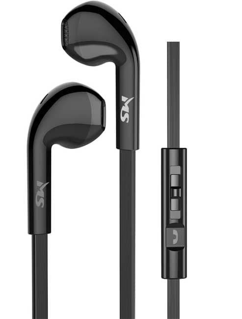 MS in-ear slušalice sa mikrofonom Shake crne