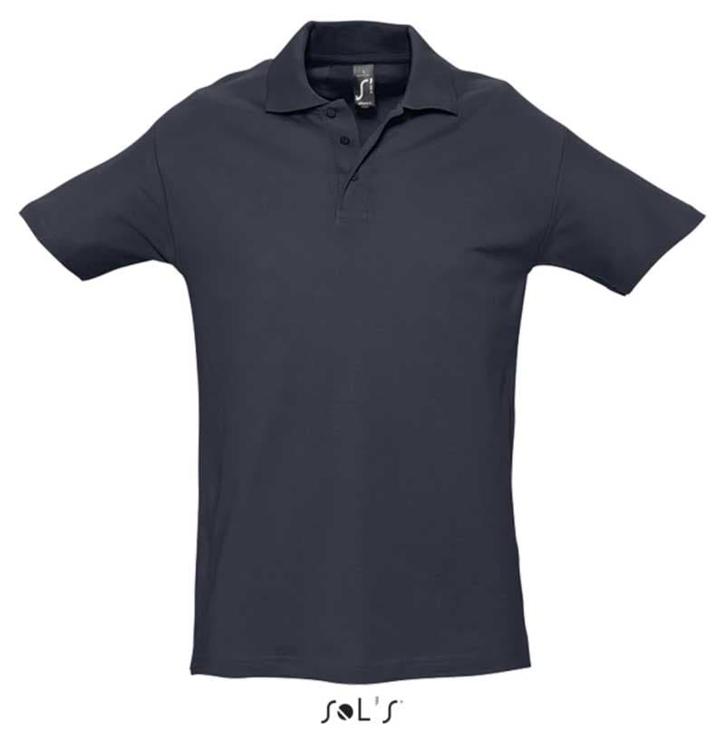 Sols Polo majica za muškarce Spring II Navy veličina L 11362