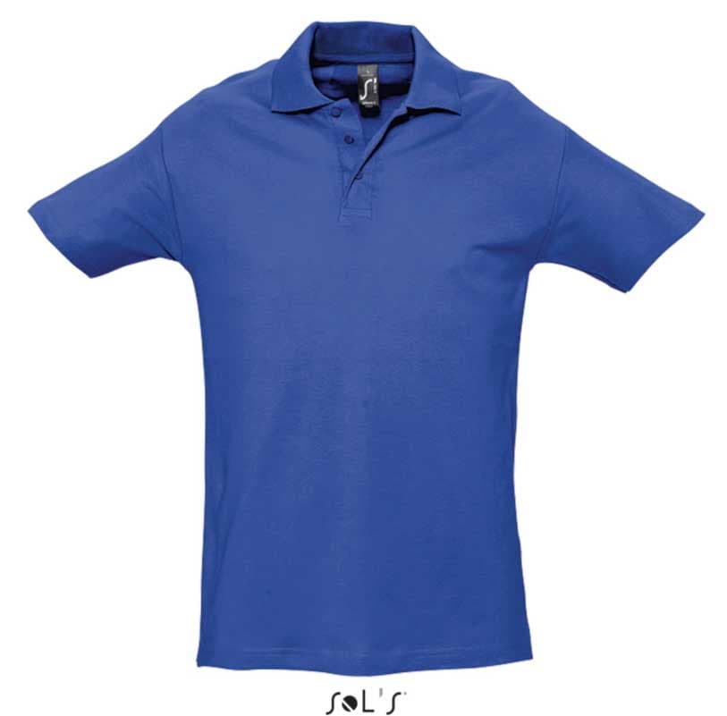 Sols Polo majica za muškarce Spring II Royal Blue veličina S 11362
