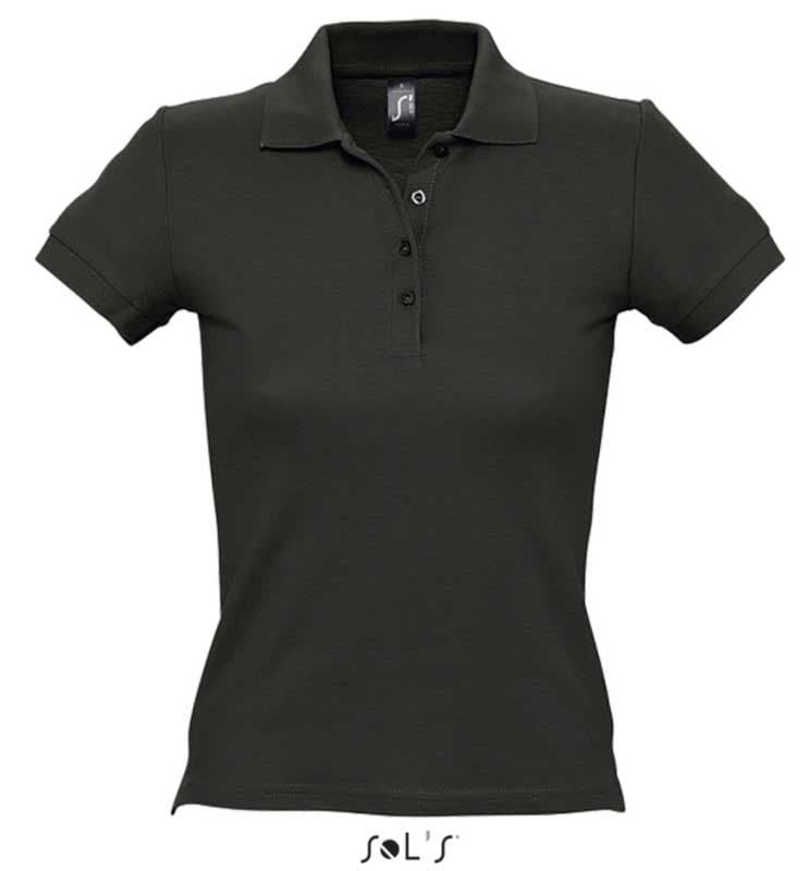 Polo majica za žene Sols People Black veličina M 11310
