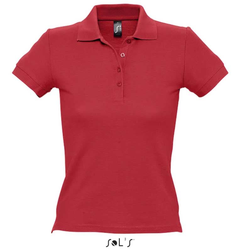 Polo majica za žene Sols People Red veličina L 11310