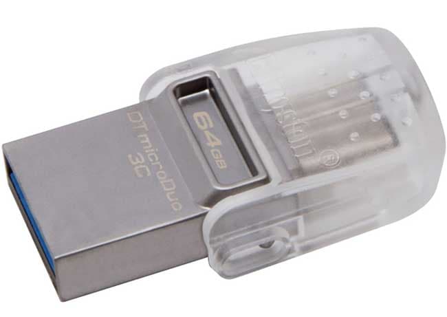 USB Flash Memorija Kingston DTDUO3C 64GB USB 3.1 + USB Type C