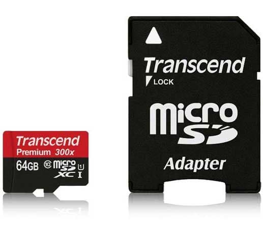 Micro SD memorijska kartica sa adapterom 64GB Transcend TS64GUSDU1