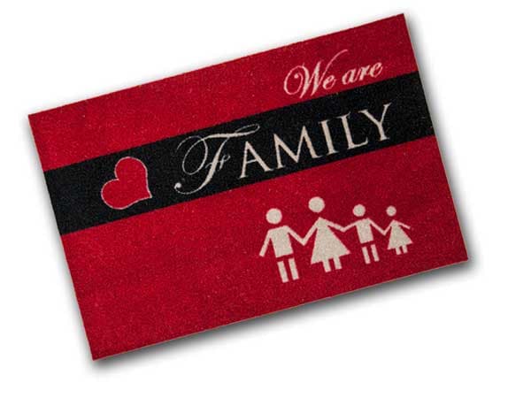 Otirač Homelike We are family 40x60cm 40611