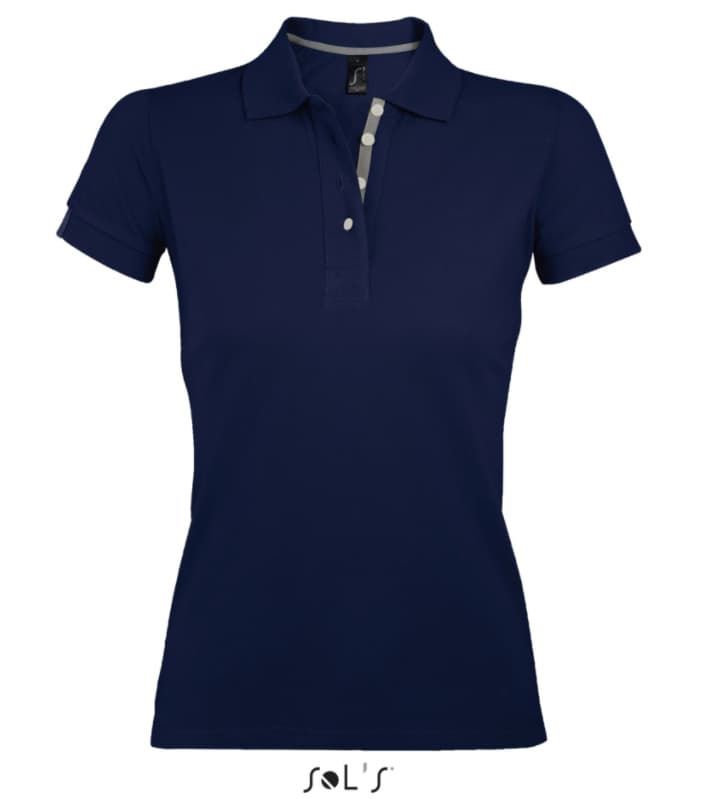 Sols Ženska majica sa kragnom i kratkim rukavima vel. XL Portland Women French Navy 00575