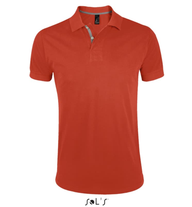 Sols Portland Muška majica sa kragnom vel. XXL Burnt Orange 00574