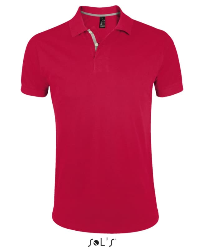Sols Portland Muška majica sa kragnom vel. XXL Red 00574