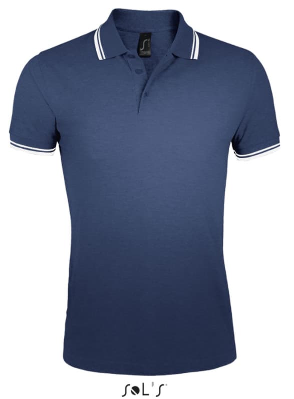 Polo majica za muškarce veličina 3XL Sols Pasadena French Navy/White 00577