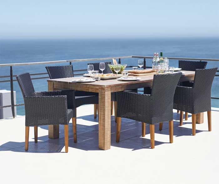 Baštenska garnitura Marta+ Sto i šest stolica