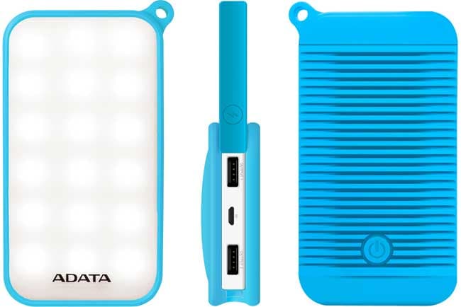 Adata Power Bank eksterna baterija sa LED osvetljenjem 8000 mAh AD8000L-5V-CBL