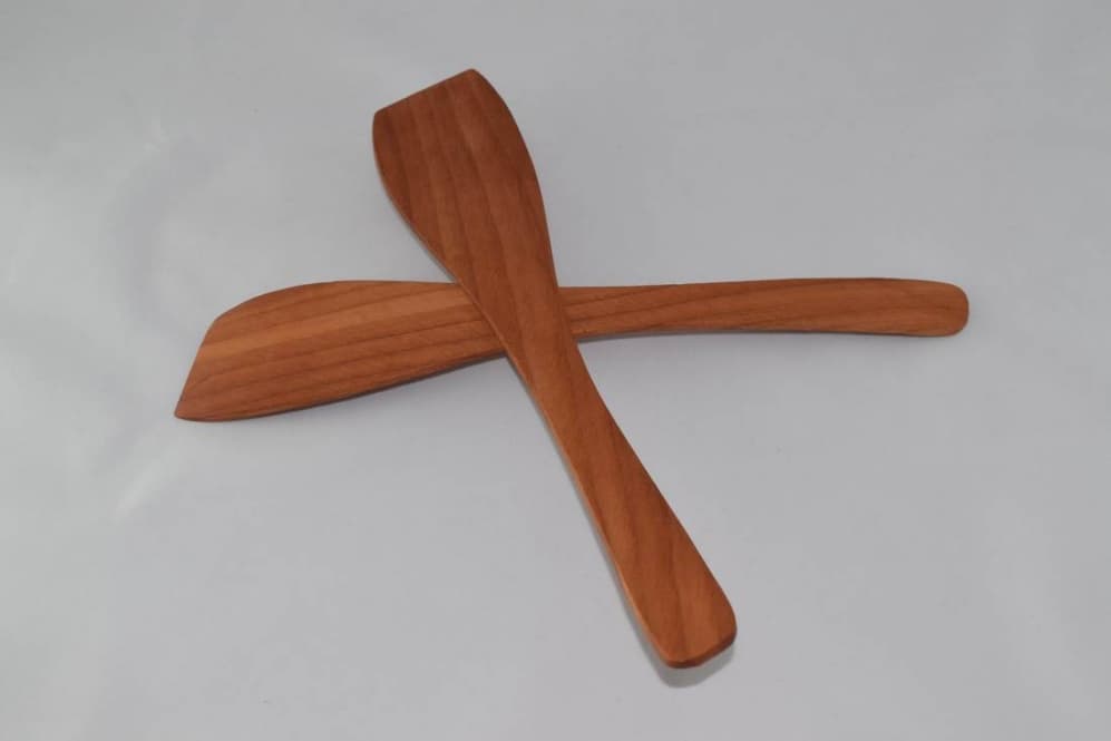 Kriva špatula od bukovog drveta