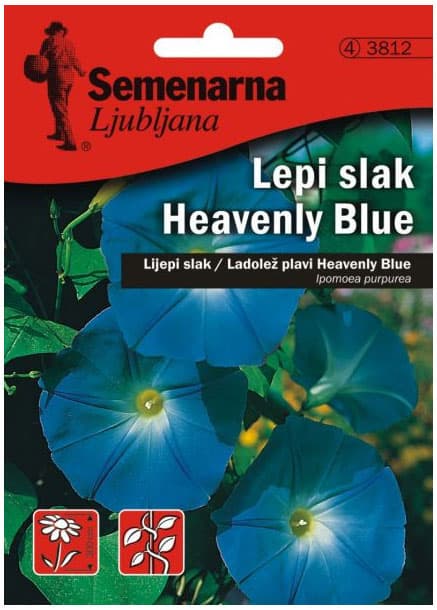Seme za cveće Ladolež Heavenly Blue - Ipomoea purpurea 3812