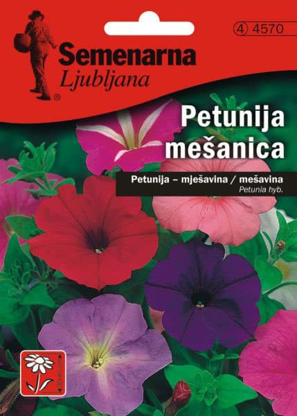 Seme za cveće Petunija - mešavina - Petunia hyb. - 4570