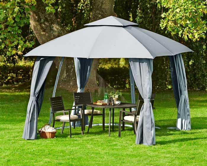 Paviljon Marianne 3x3m siva