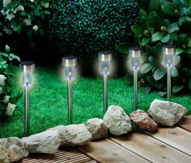 Solarna lampa Set 5 komada