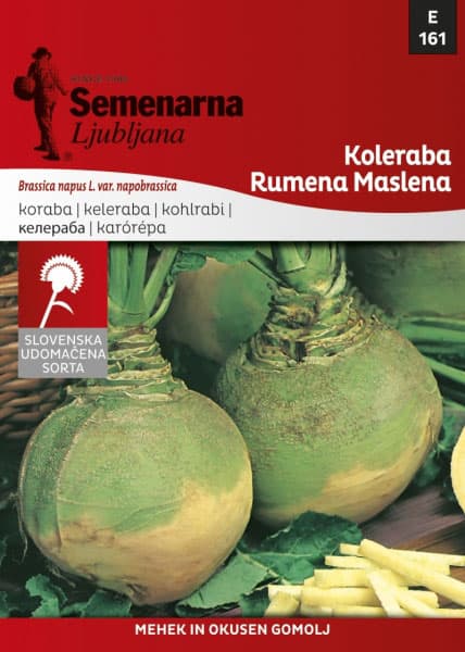Seme za povrće - Keleraba žuta puterica -  Brassica oleracea L. var. gongylodes 161