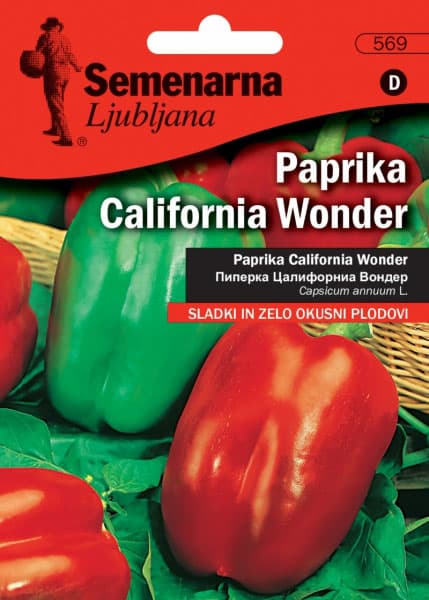 Paprika Babura - Kalifornijsko čudo - seme - Capsicum annuum L. 569