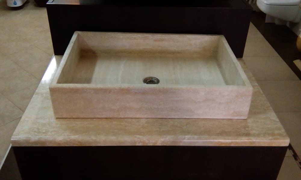 Lavabo od pirodnog kamena - Traverin