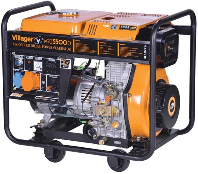 Dizel agregat za struju sa trofaznom utičnicom Villager VGD 5500 O 038078