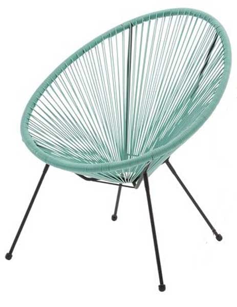 Baštenska stolica Bery svetlo zelena