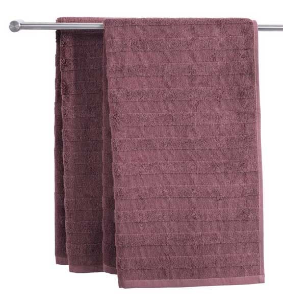 Peškir Torsi 1 komad 65x130cm tamno ljubičasta