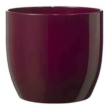 Soendgen keramička saksija Basel tamna ciklama 16cm