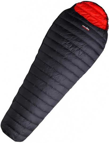 Vreća za spavanje High Colorado Feather black-red 1002820